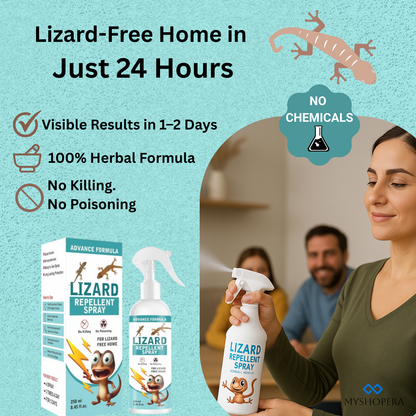 Lizard Repellent Spray - 250 ML (Buy 1 Get 1 FREE)